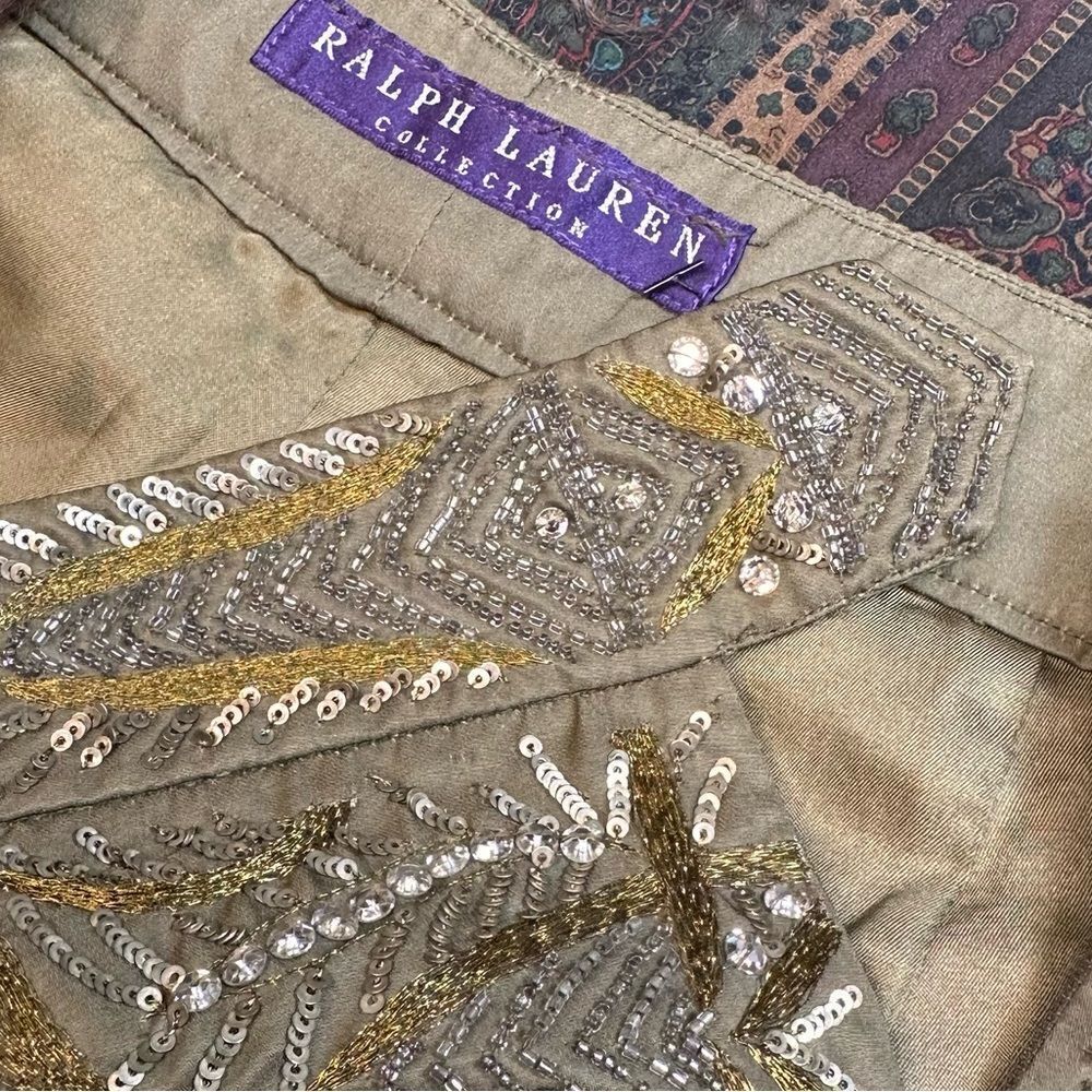 Ralph Lauren Collection Spring 2009 Embellished Bermuda Shorts